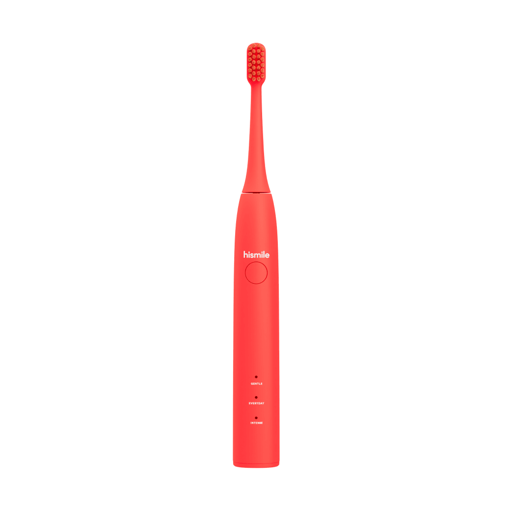 Bright Red Electric Toothbrush